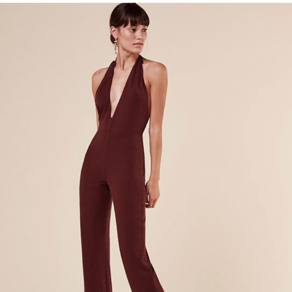 Reformation Berry Jumpsuit